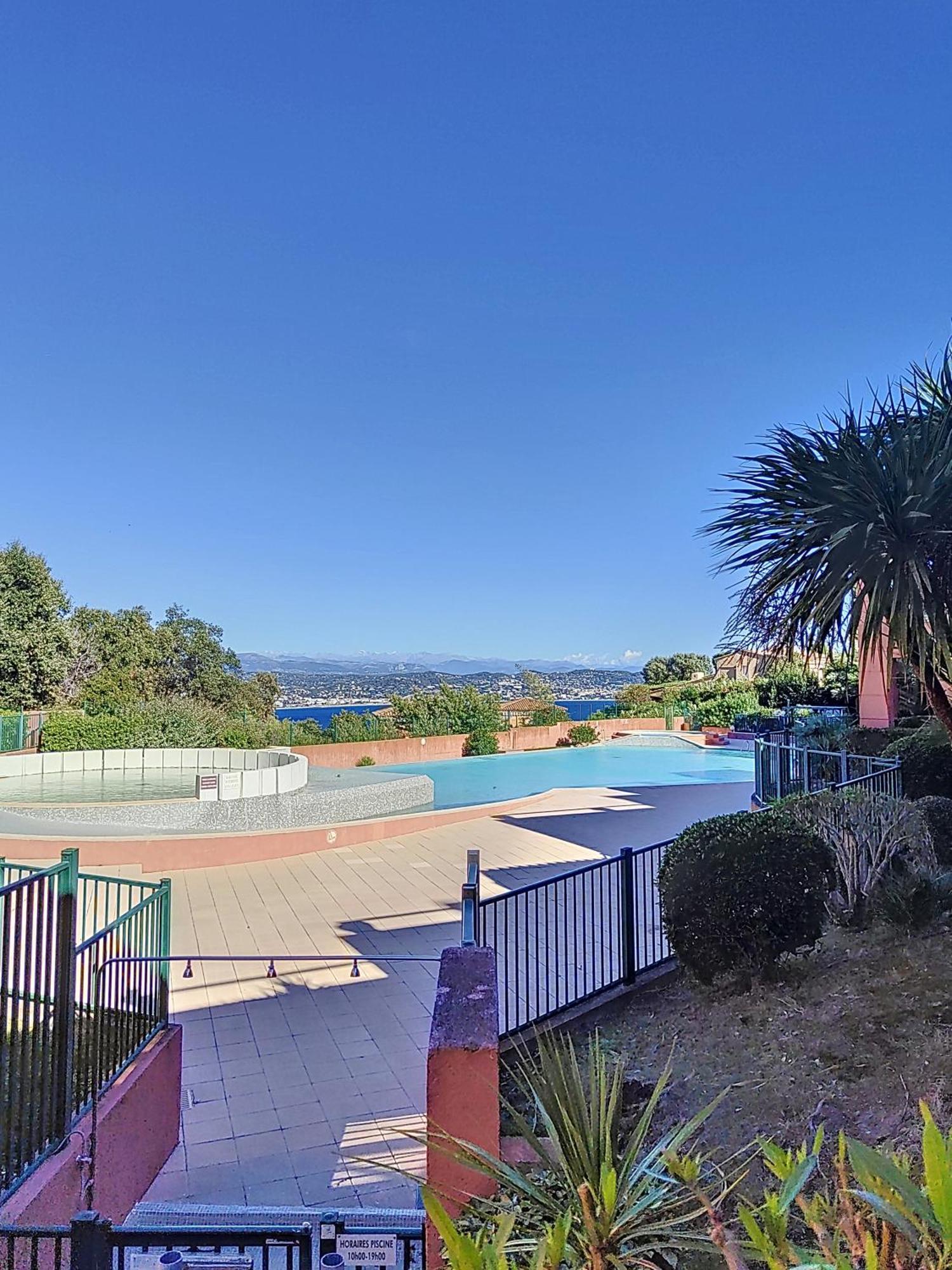 Apartament Vue Mer, Piscine, Free Parking Théoule-sur-Mer Zewnętrze zdjęcie
